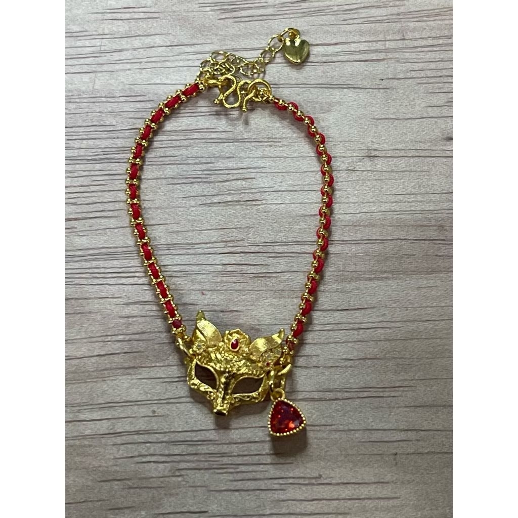 gelang tali merah topeng po china
