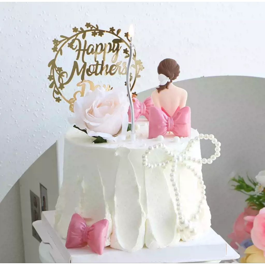 hiasan pita cantik dekorasi kue tart eva