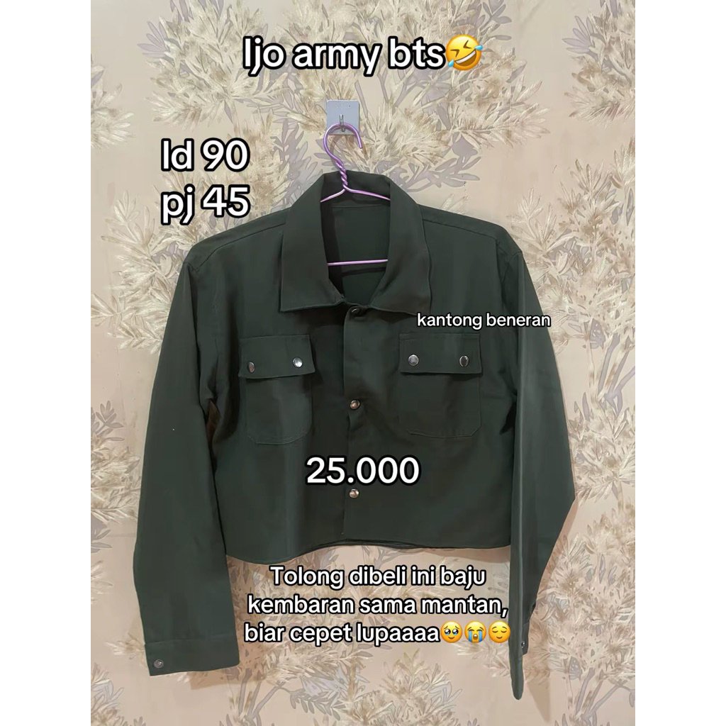 kemeja wanita kemeja crop kemeja hijau kemeja formal kemeja kerja wanita