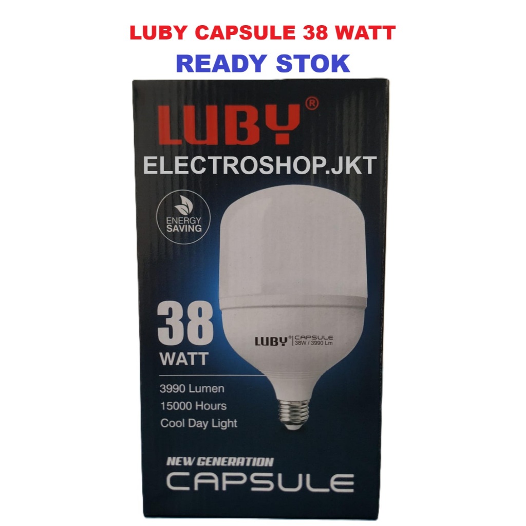 LUBY Lampu Luby Capsule 38 Watt Bohlam LED 38W