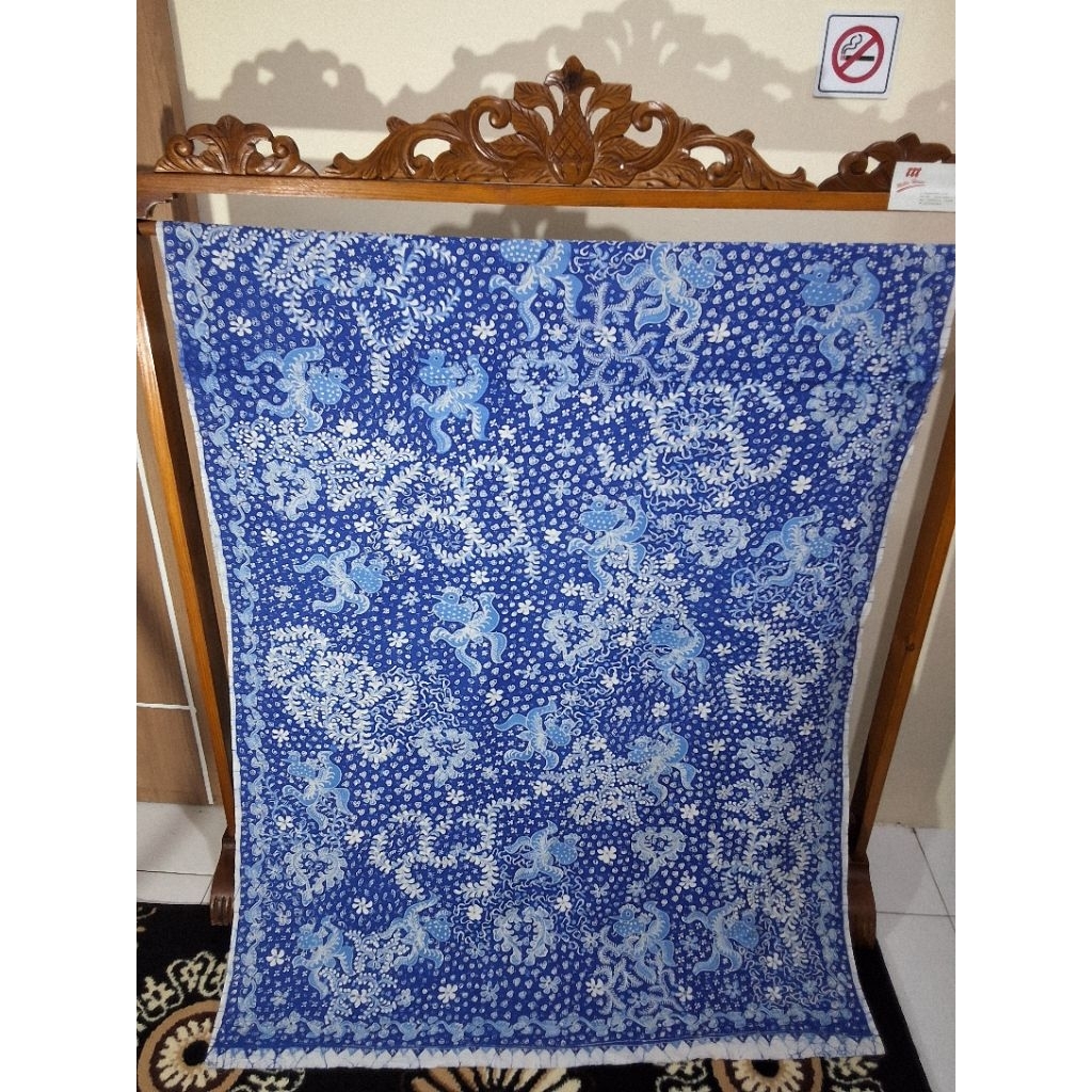 Kain Batik Lawasan/Kain Batik Indigo/Batik Indigo