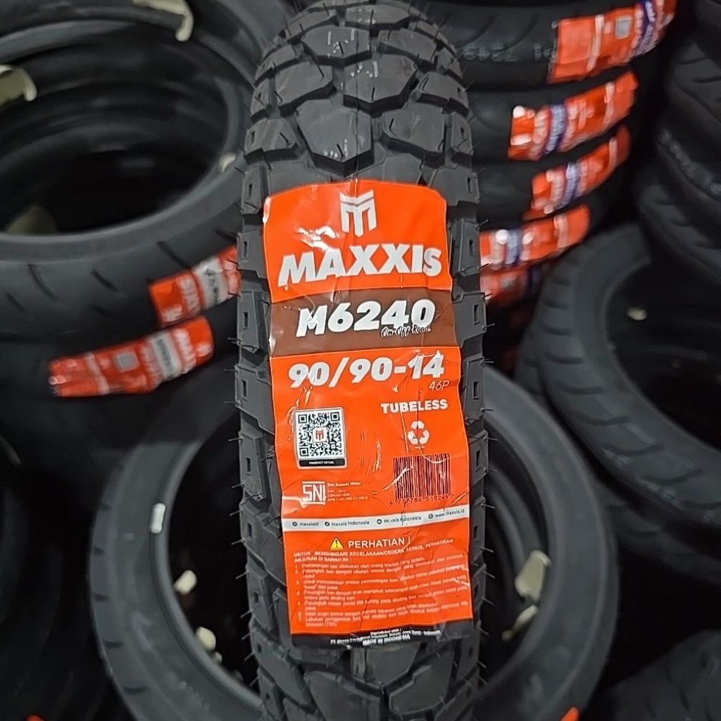 PROMO BAN MAXXIS 90/90-14 M6240 TUBLESS