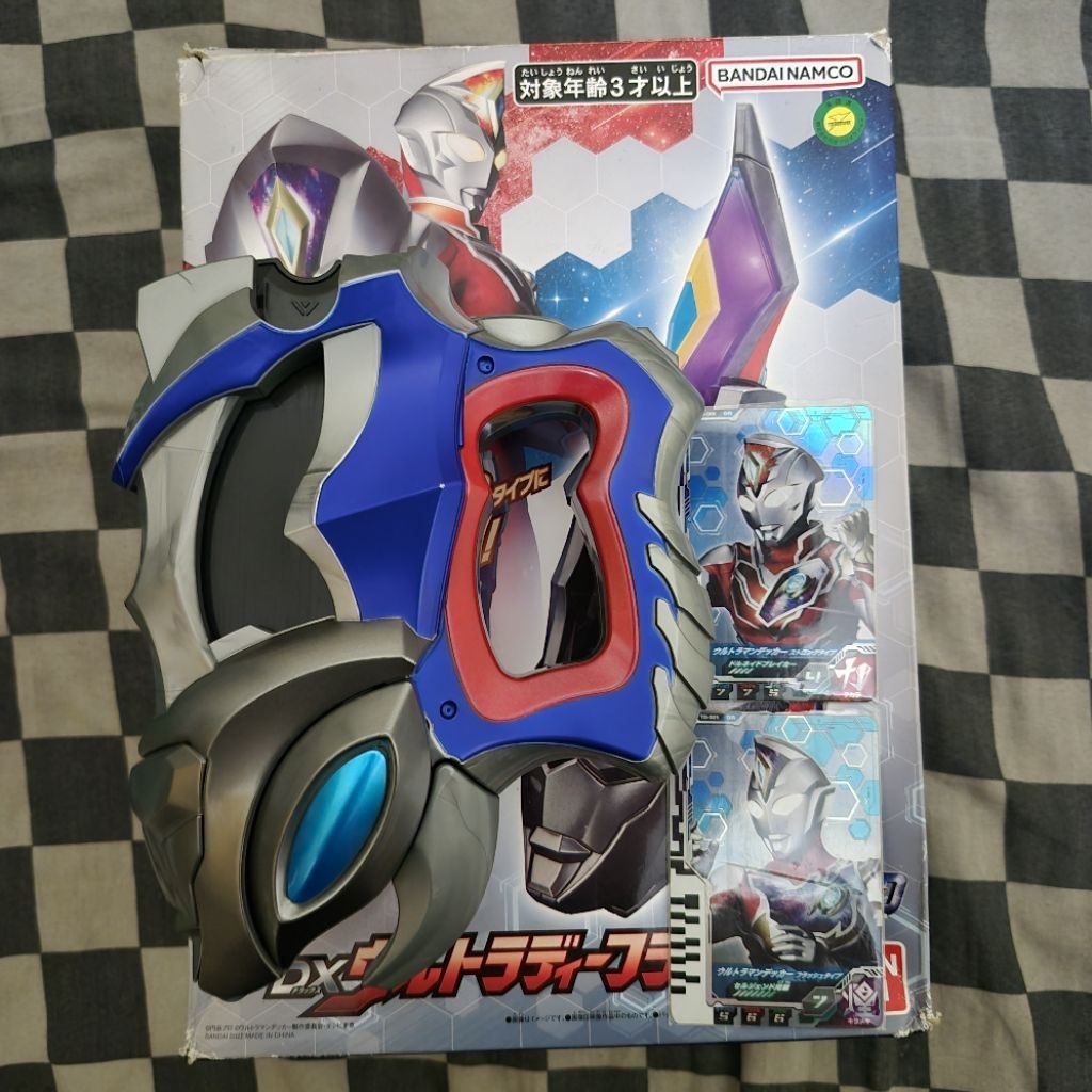 Dx ultra d flasher, Dx D flasher, Dx ultraman decker, Dx ultraman, mainan ultraman decker rtv