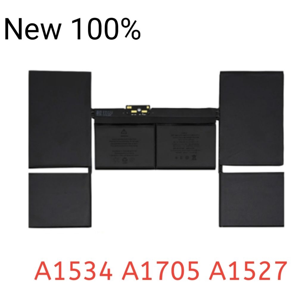 Baterai For Apple Macbook A1527 A1534 A1705 Tahun 2015 2016 2017