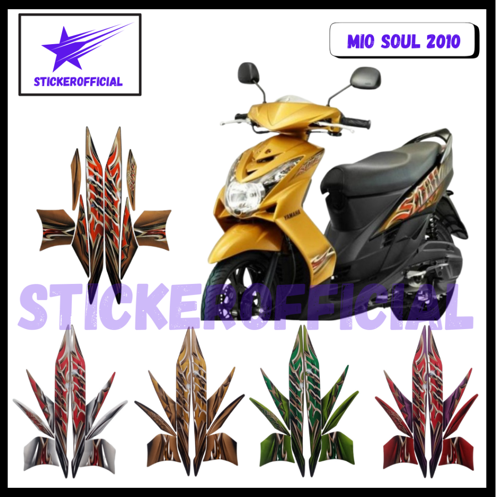 Sticker Striping Standar Motor Yamaha Mio Soul 2010