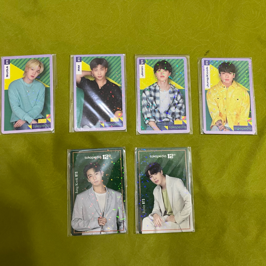 (READY STOCK) PHOTOCARD BTS x TOKO HIJAU OFFICIAL