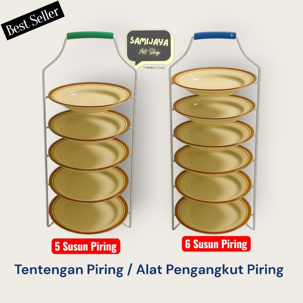 Tentengan Piring Susun / Alat Angkut Piring Susun