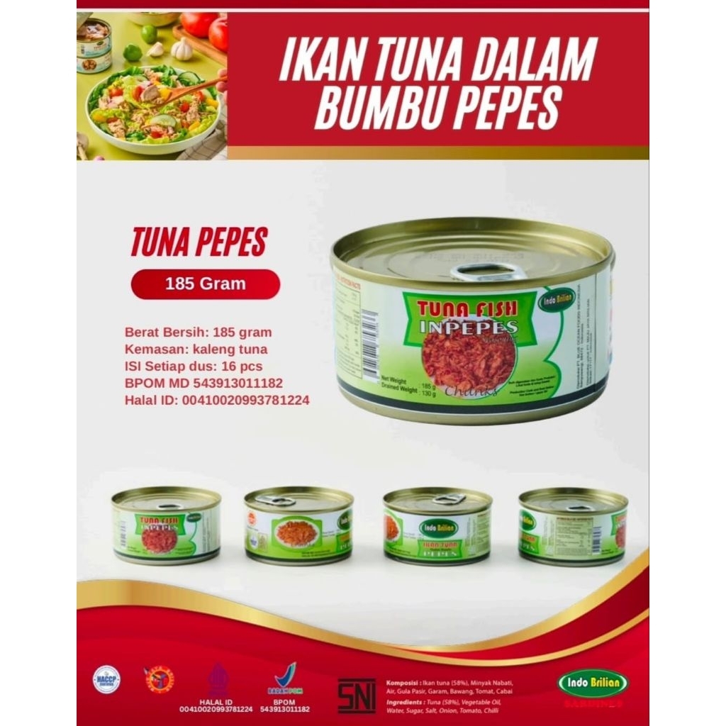 Ikan Tuna Kaleng Bumbu Pepes