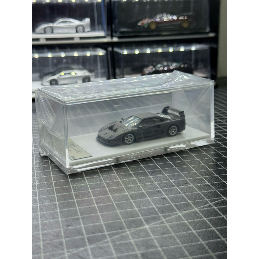 DMH Ferrari F40 GTE diecast resin Ferrous gray
