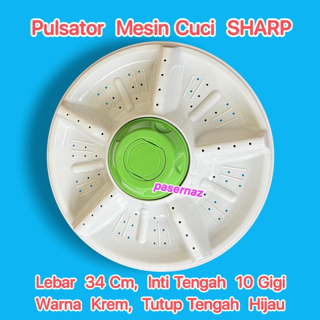 SHARP  34cm 10gigi | Pulsator Mesin Cuci SHARP | Pulsator Mesin Cuci Manual | Mesin Cuci SHARP | Pul