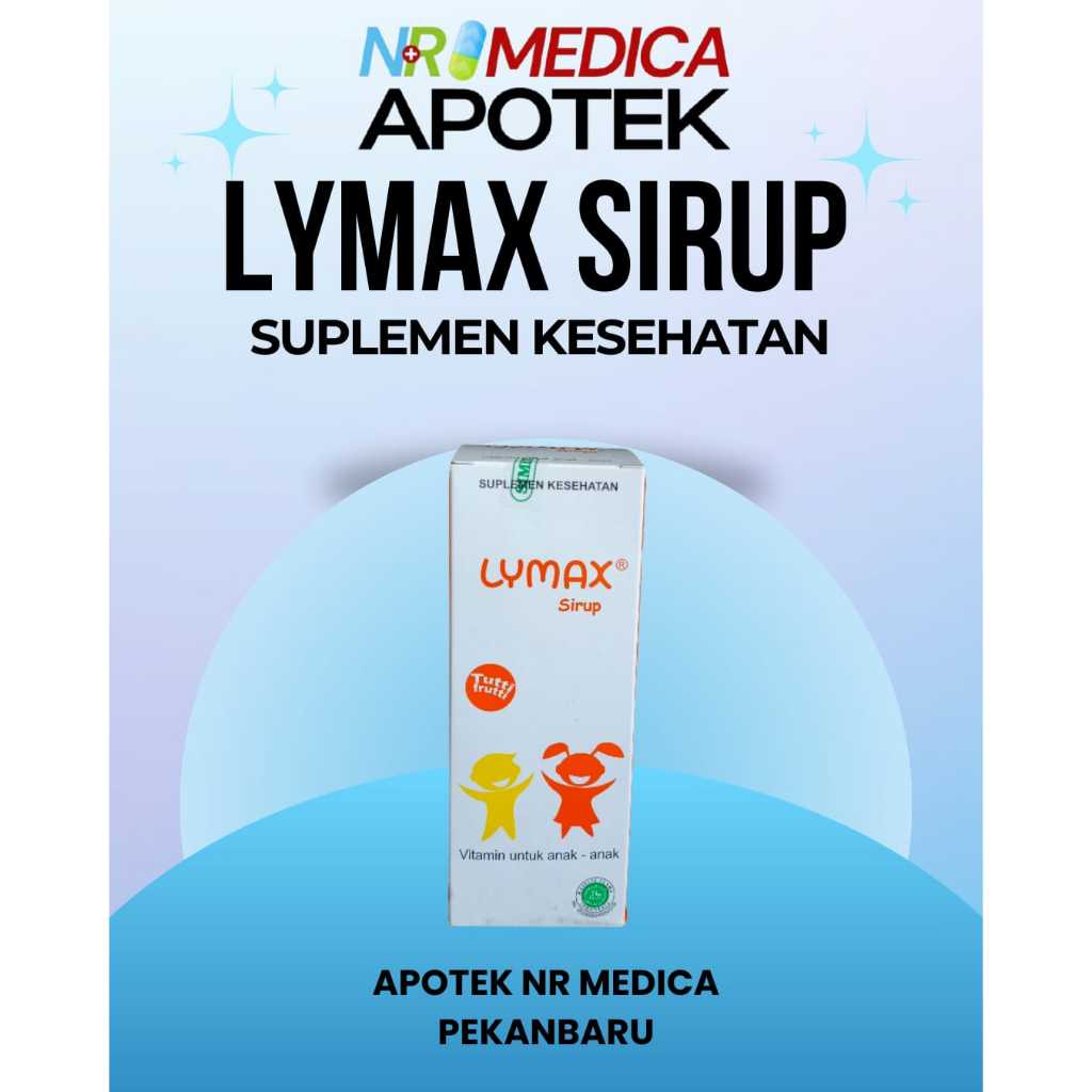 LYMAX SIRUP 100 ML - Vitamin daya tahan tubuh anak