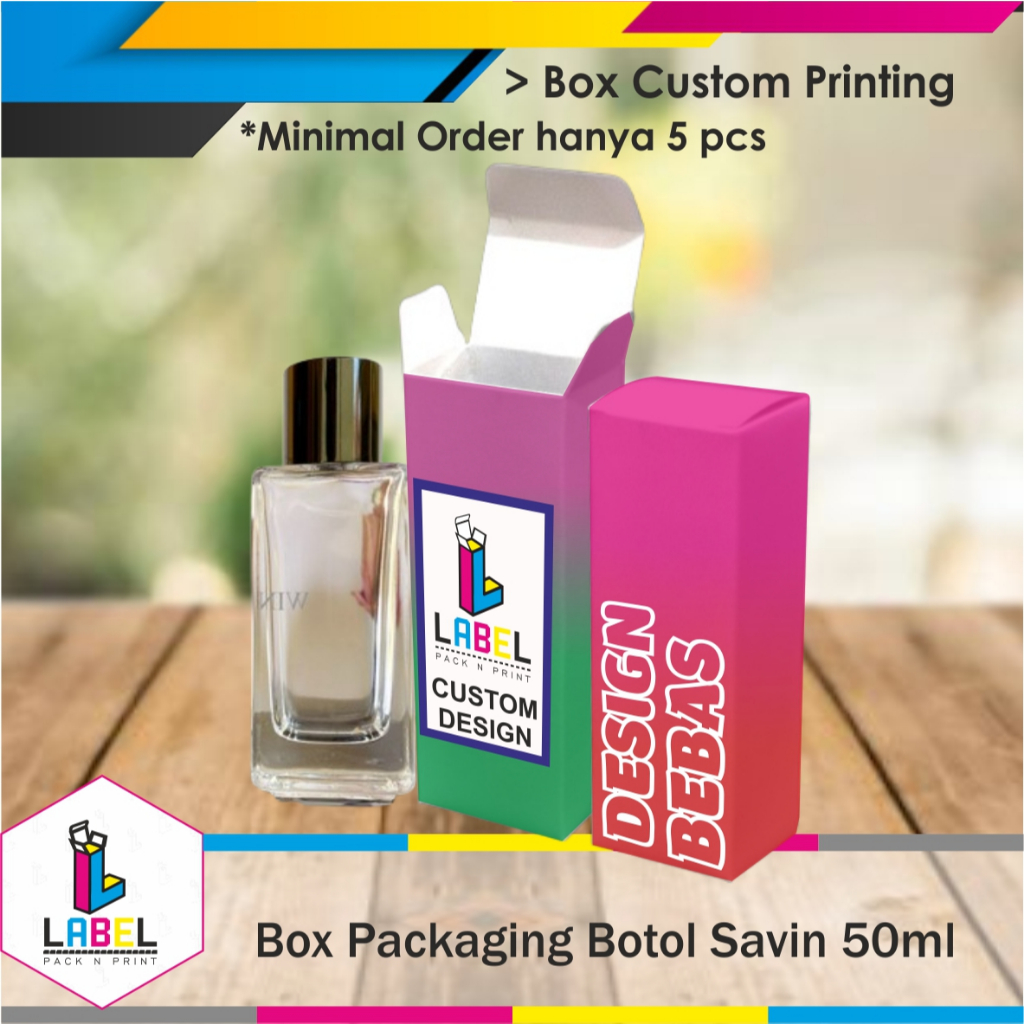 Box / Dus Packaging Botol Savin 50ml Custom Desain _Fiullprint