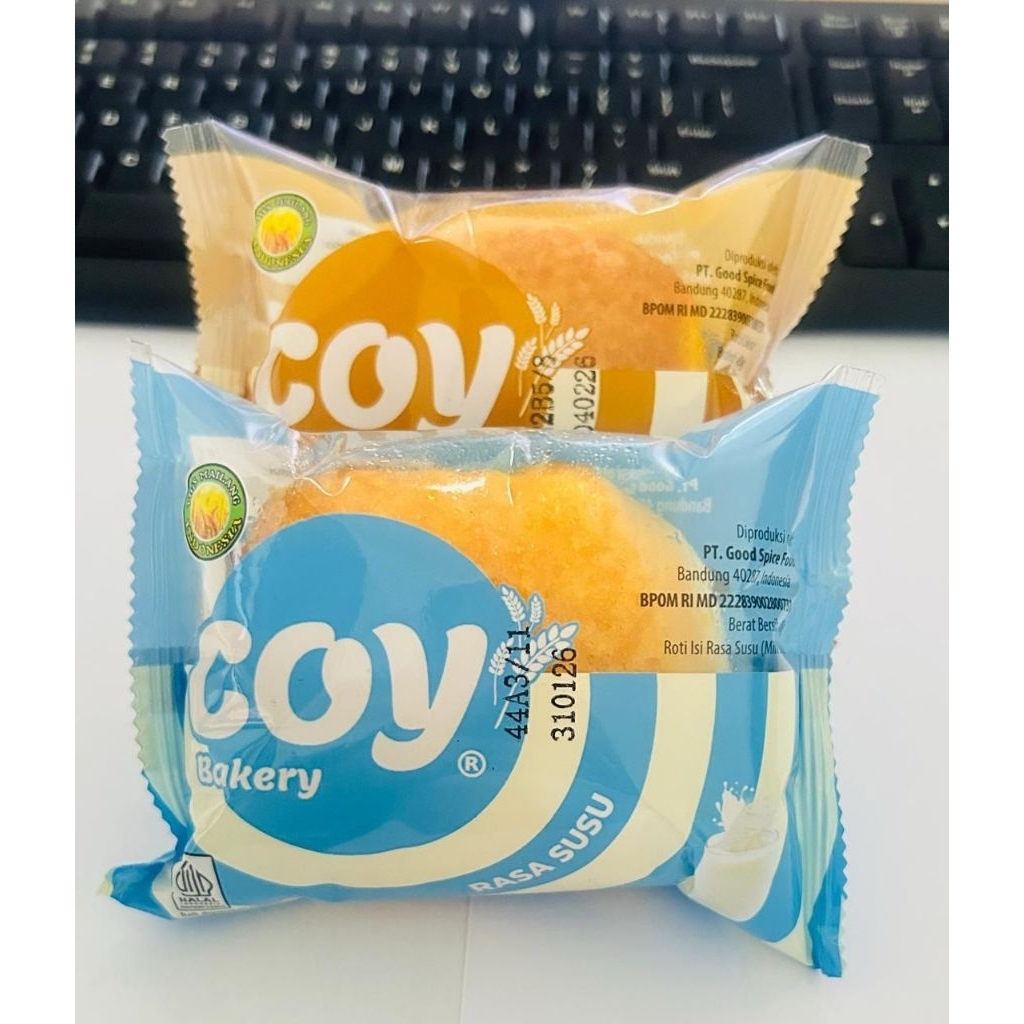 (1 Dus/60 Pcs) ROTI COY BURGER / ROTI COY BAKERY / ROTI COY BUN / 1 KARTON ENAK MURAH