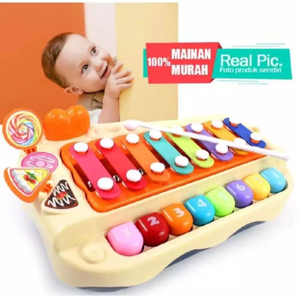 1241 mainan edukatif musik xylophone doremi /kolintang /mainan anak alat musik xylophone/mainan anak