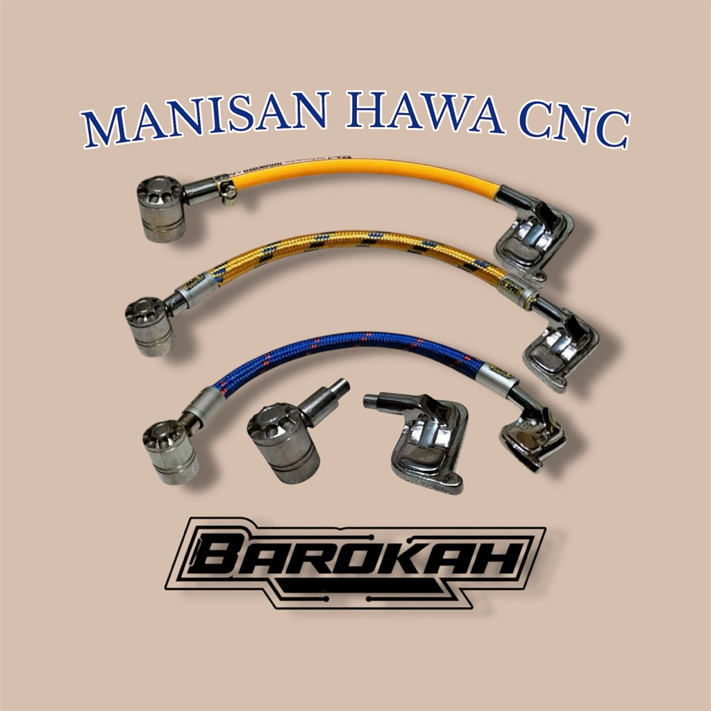 Manisan Hawa CNC Set Selang FPR  Satria Fu CB GL MP Tiger Bebek