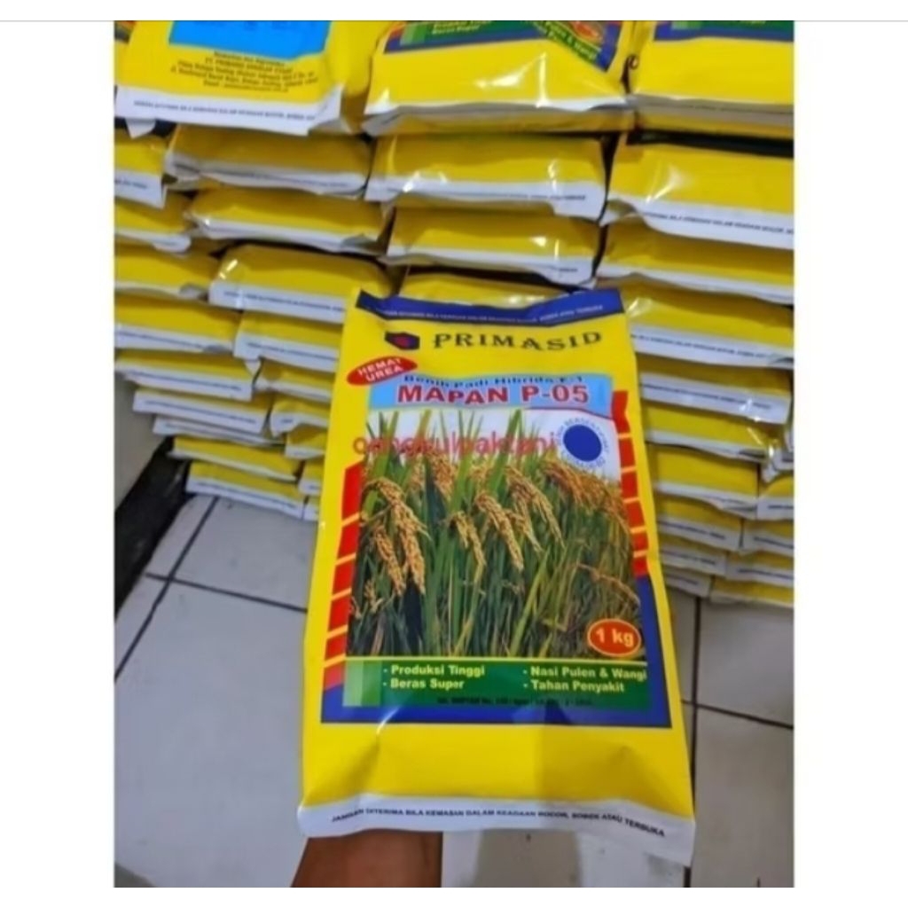 BENIH PADI MAPAN P-05 ORIGINAL ASLI 100% BENIH PADI HIBRIDA KEMASAN 5KG ORIGINAL