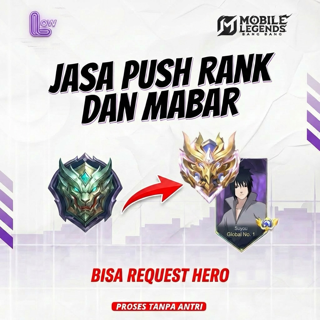 Jasa Mabar/Push rank