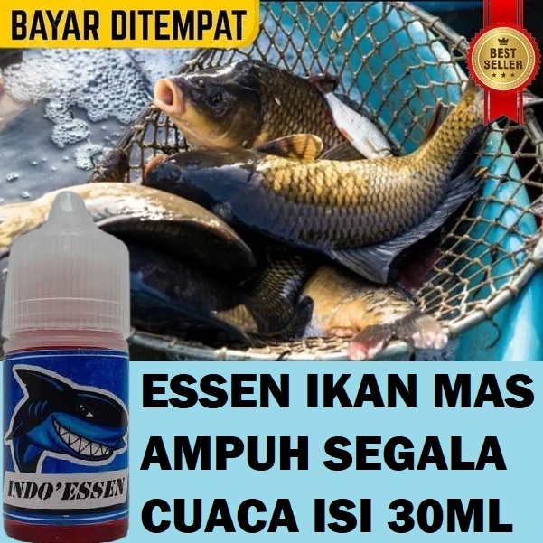 ESSEN IKAN MAS AMPUH SEGALA CUACA AROMA SALMON BIANG SUSU ISI 30ML