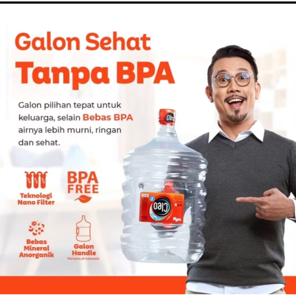 CLEO GALON 19 LITER KHUSUS INSTAN