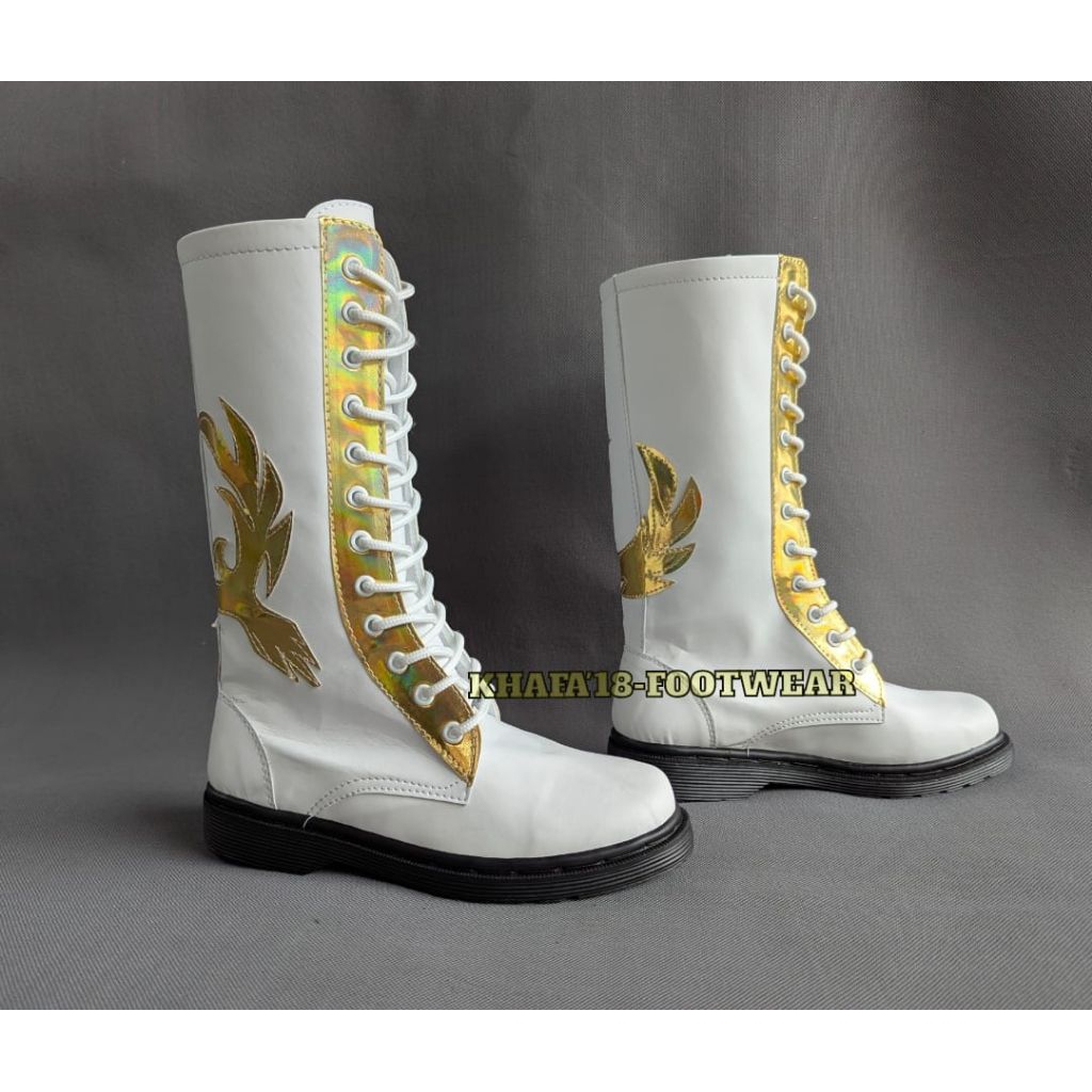 Sepatu boots garuda paskibra lkbb , bahan piu