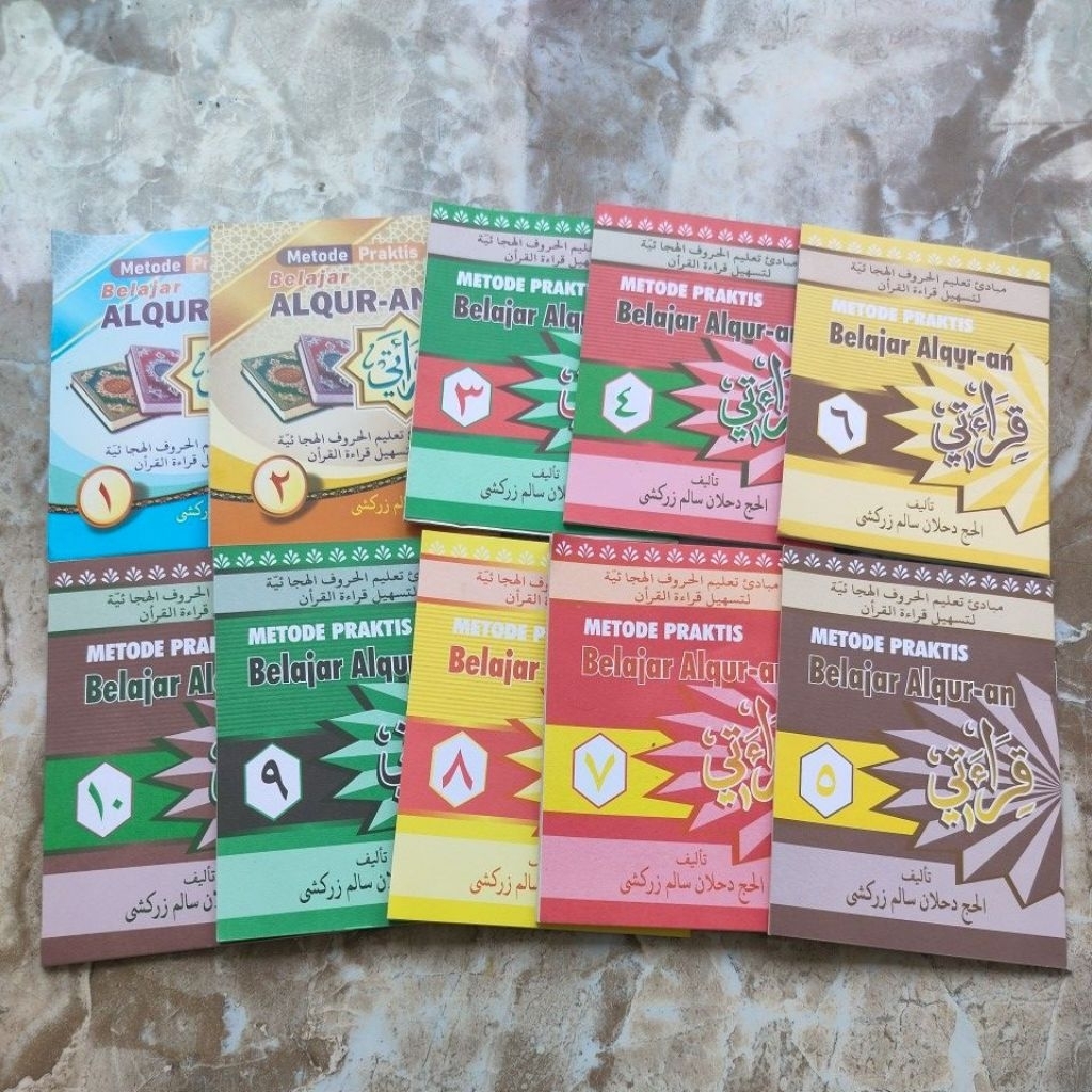 Qiroati isi 10 Kitab Jilid 1-10 Lengkap