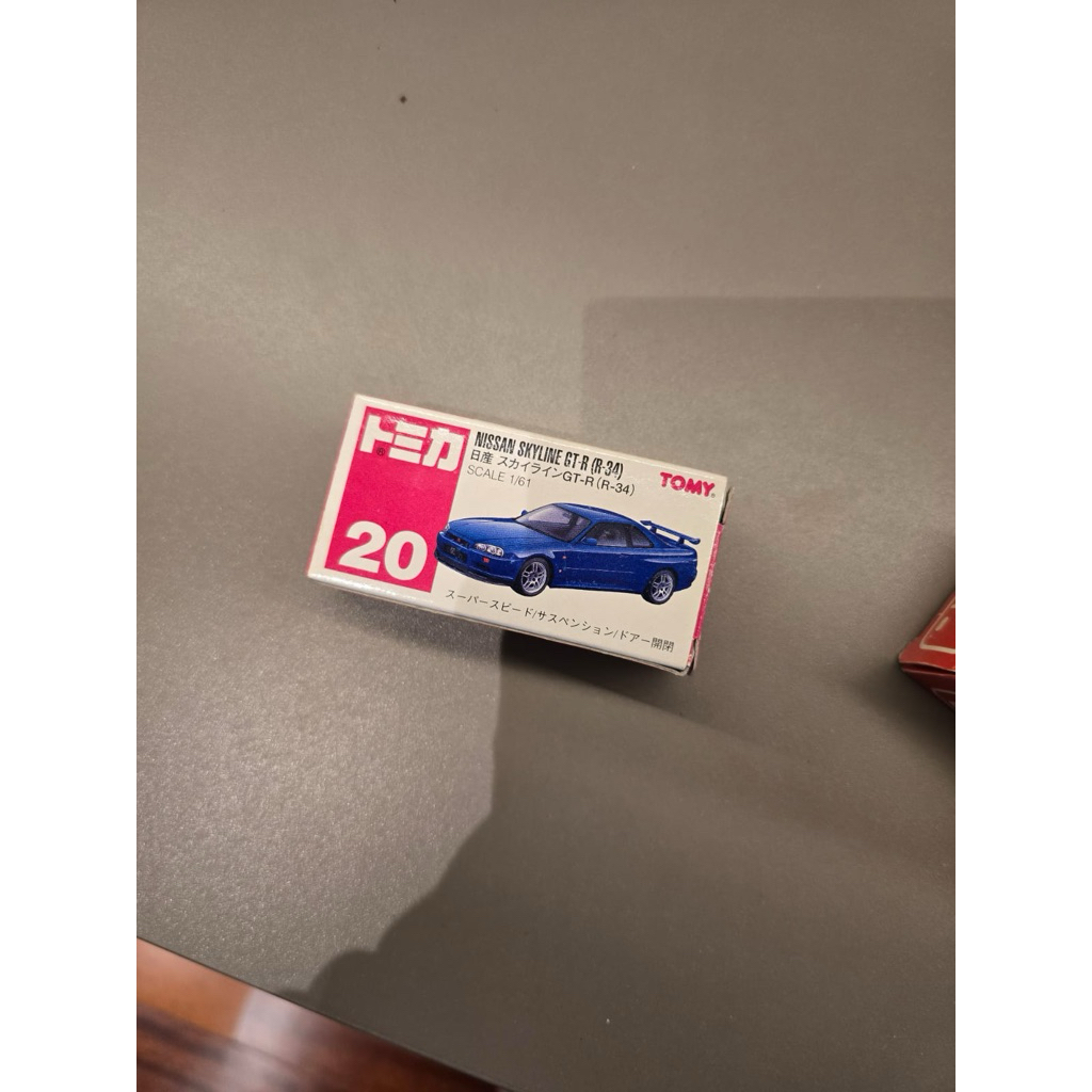 tomica nissan skyline r34 gtr no 20