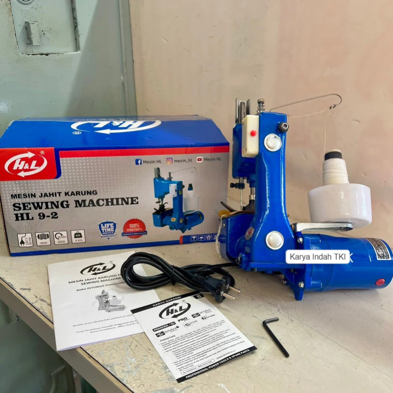 Mesin Jahit Karung H&L HL9-2 Sewing Machine Karung Beras Plastik Kertas hl 9-2