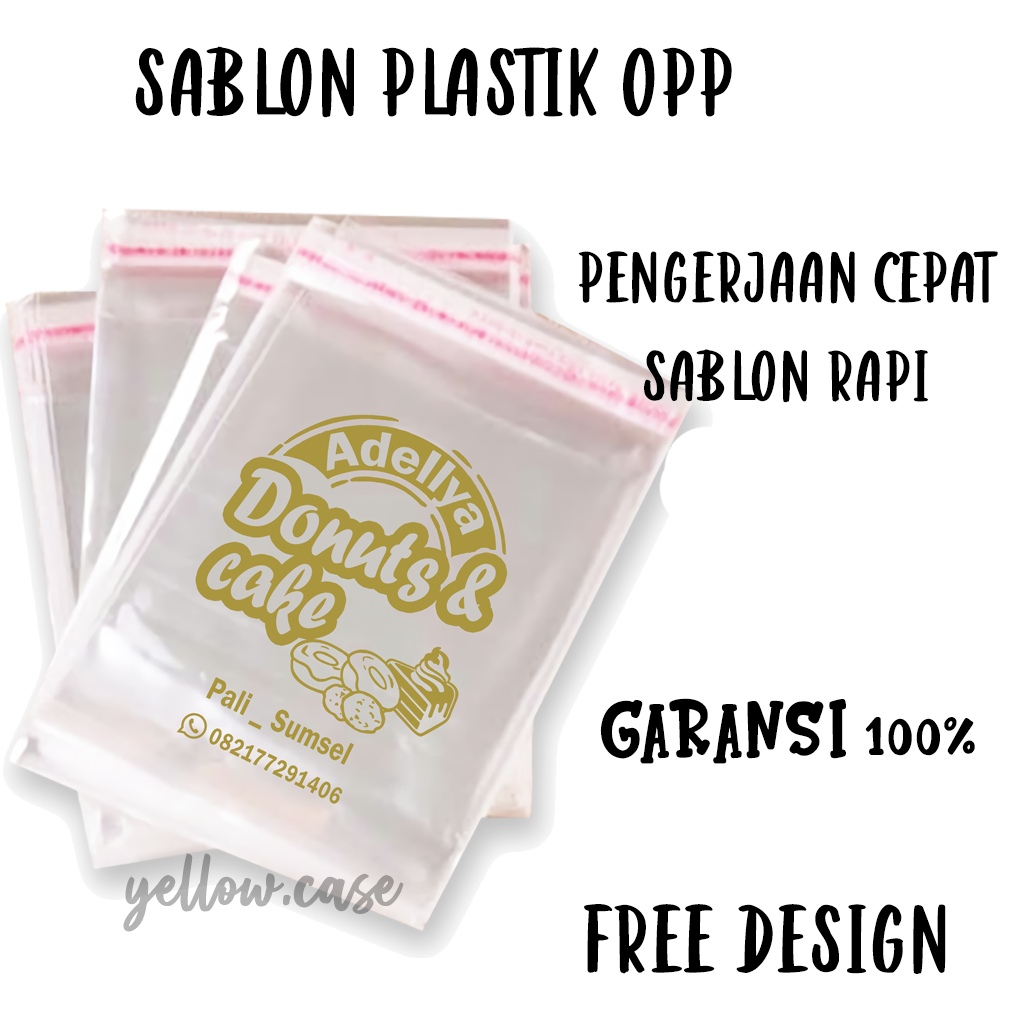 plastik opp custom design sablon / plastik opp sablon / plastik roti