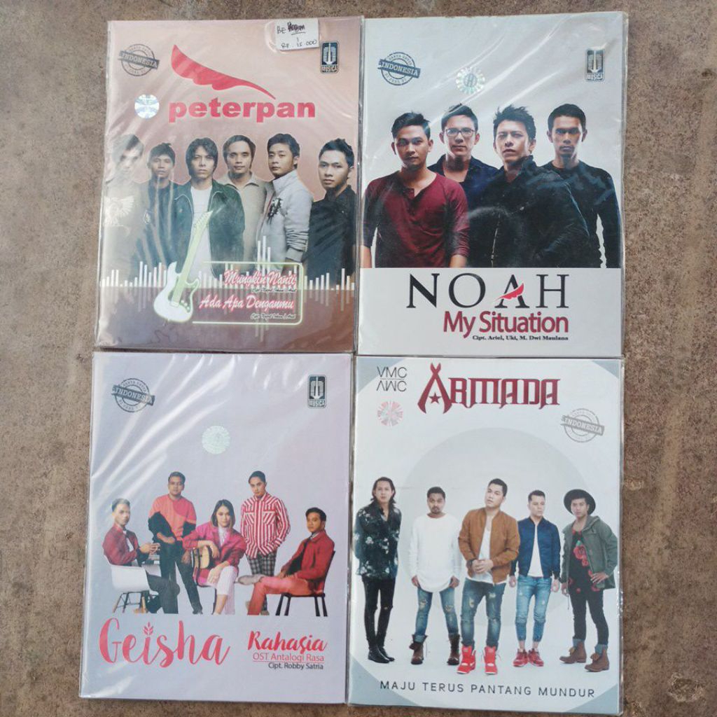 Vcd Original Peterpan,Noah,Armada,Geisha,Armada