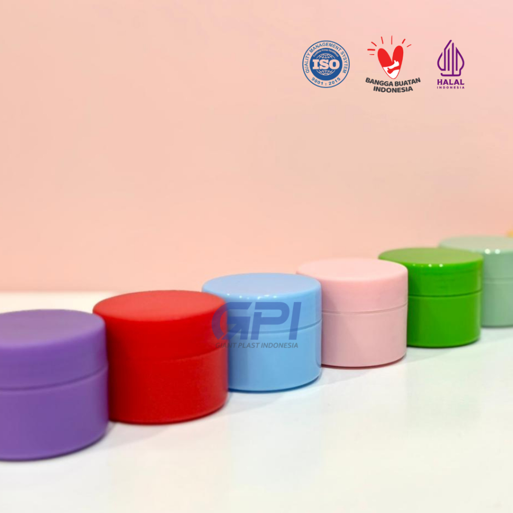 POT JAR CREAM PLASTIK DOUBLE LAYER GLOSSY/POT CREAM KOSONG/POT REFILL/POT DOKTER/CREAM SKINCARE