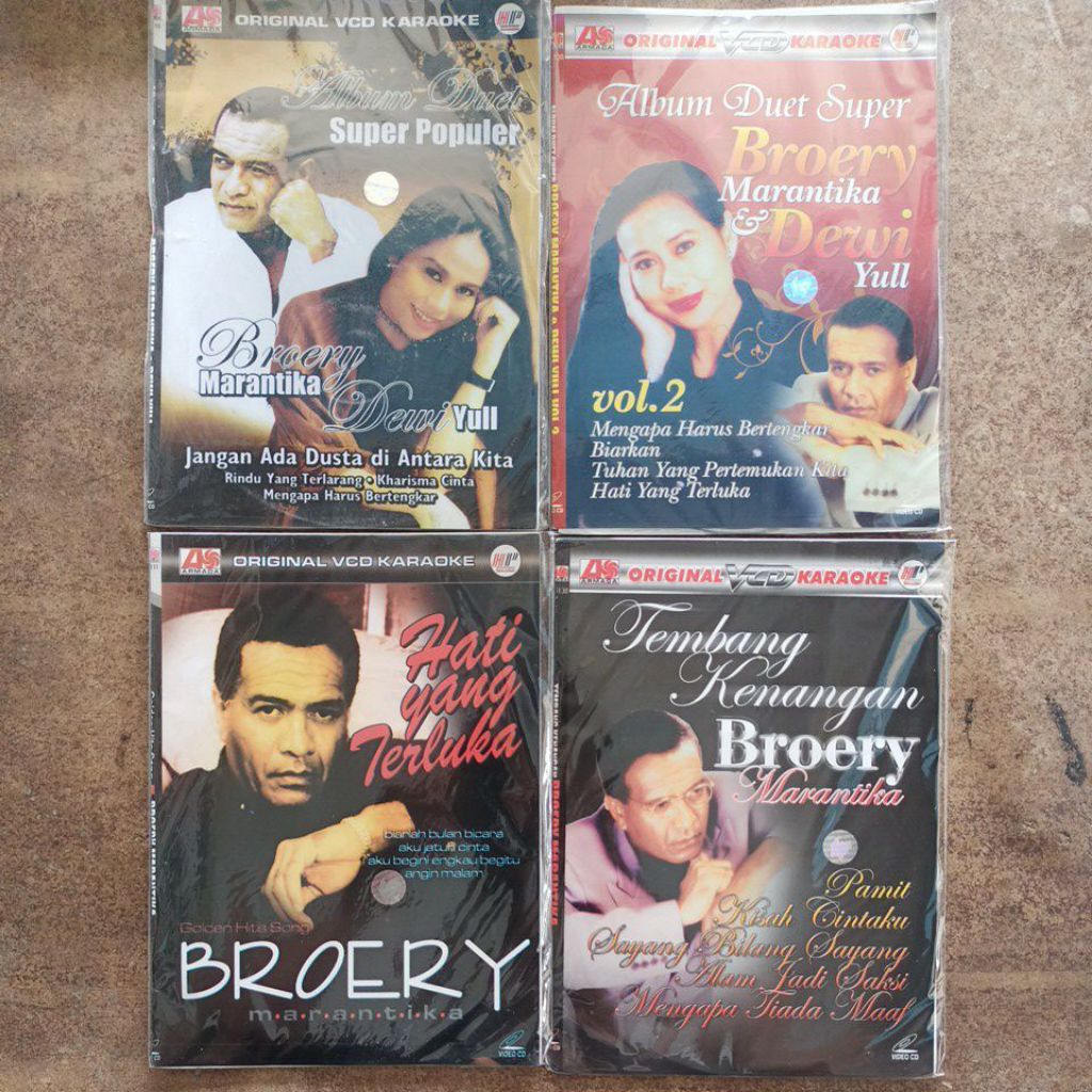 Vcd Original Karaoke Broery M & Dewi Yull