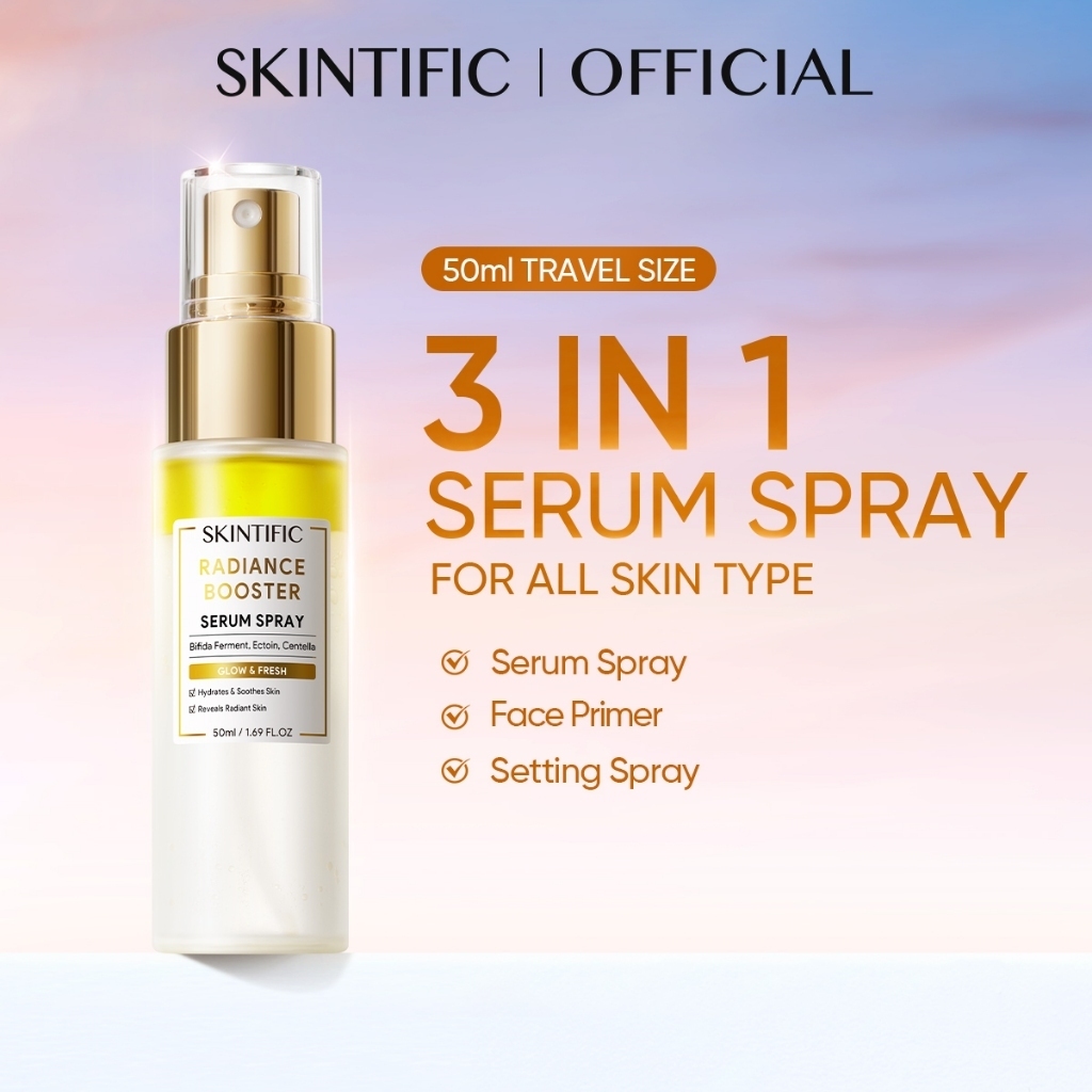 SKINTIFlC - Instant Glowing Serum Spray Skincare| Radiance Booster Glowing Essence Toner Moisturizer