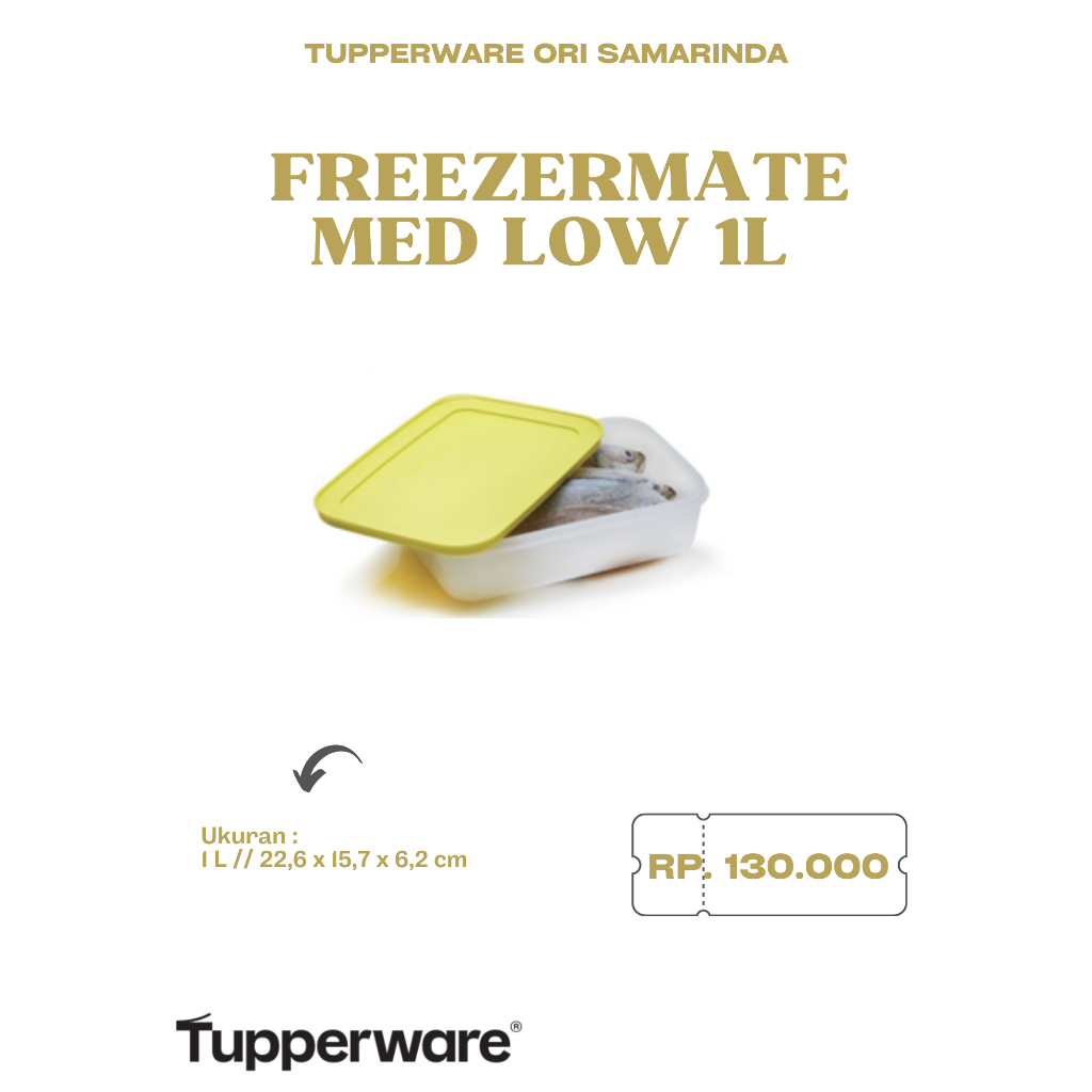 Tupperware Ori - Freezermate Medium 1L / 1.1L / 2.5L