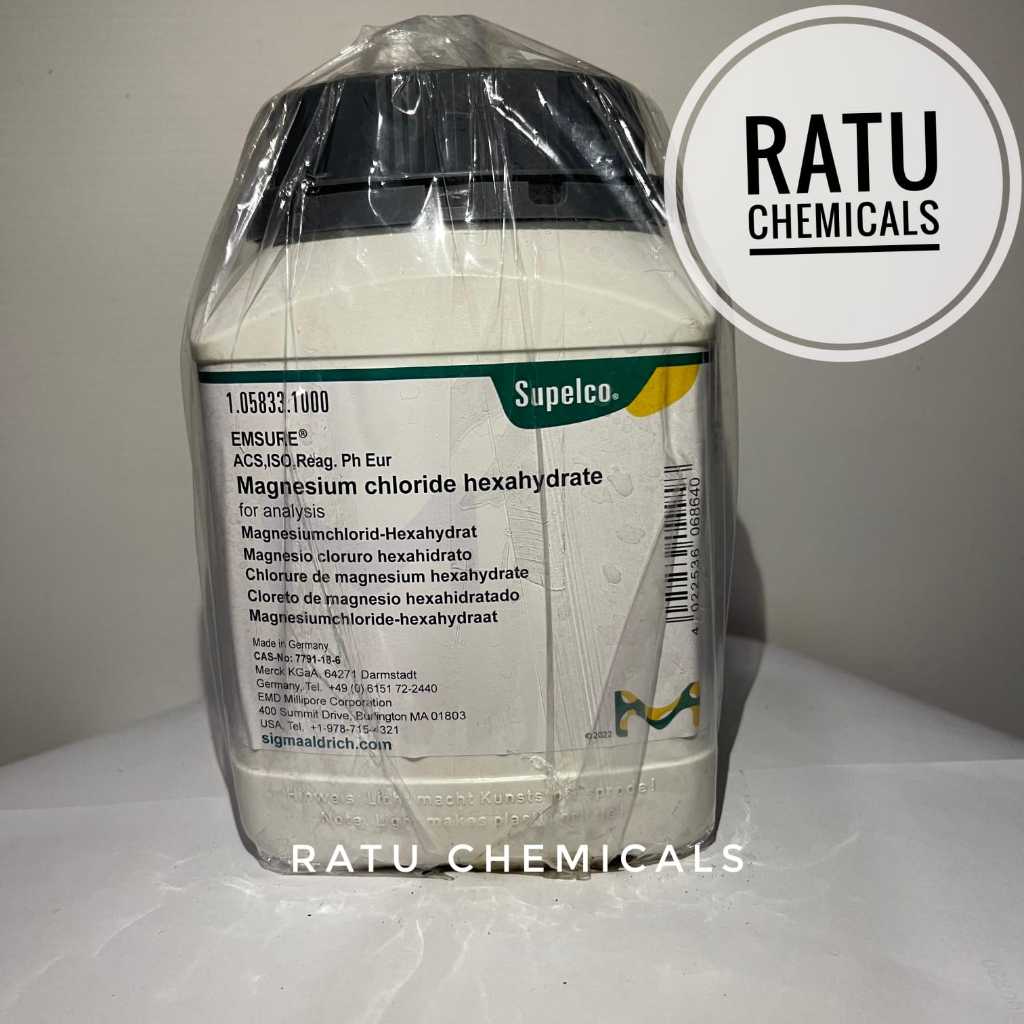 MAGNESIUM CHLORIDE HEXAHYDRATE 1KG 105833 FOR ANALYSIS