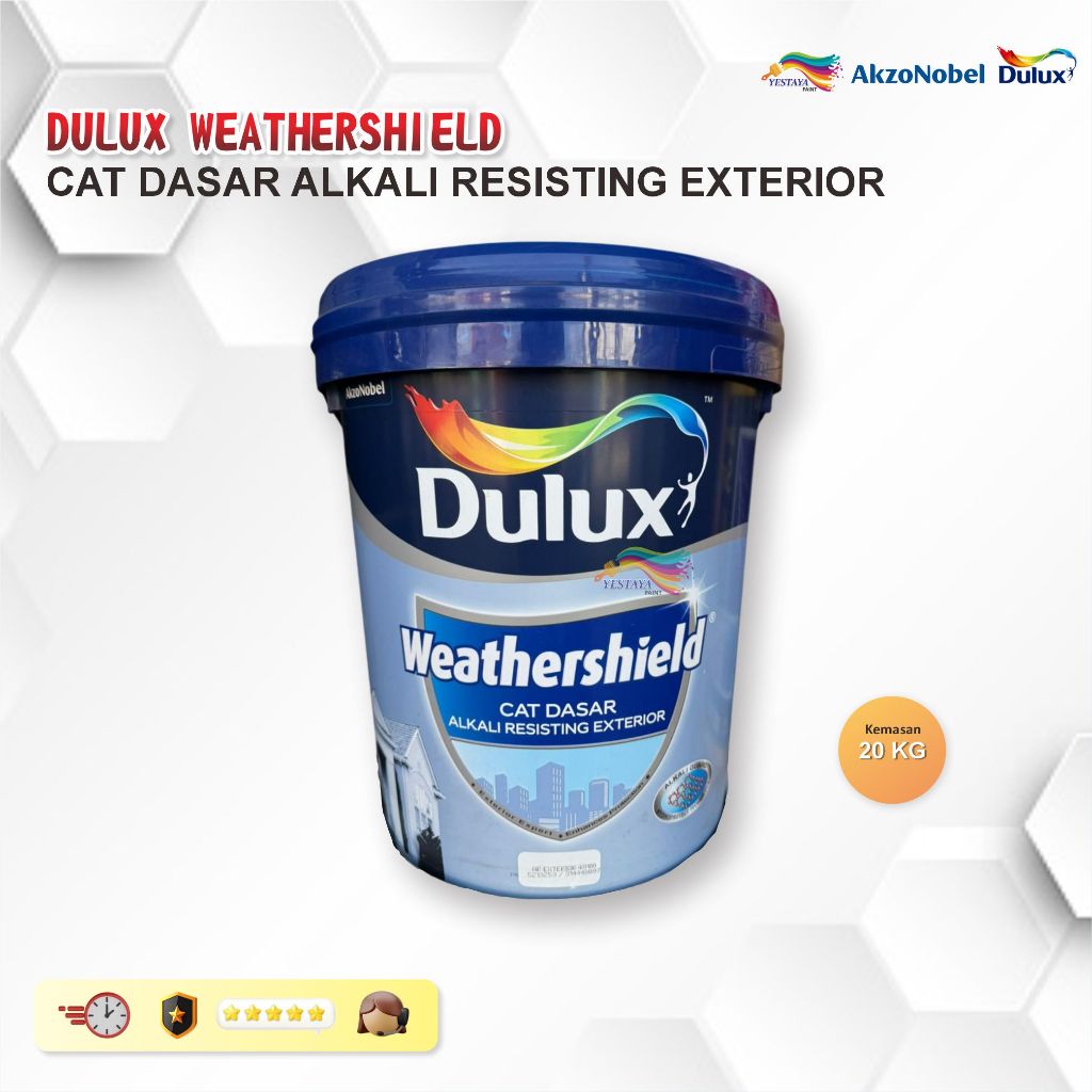 DULUX WEATHERSHIELD CAT DASAR ALKALI RESISTING EXTERIOR 20 KG