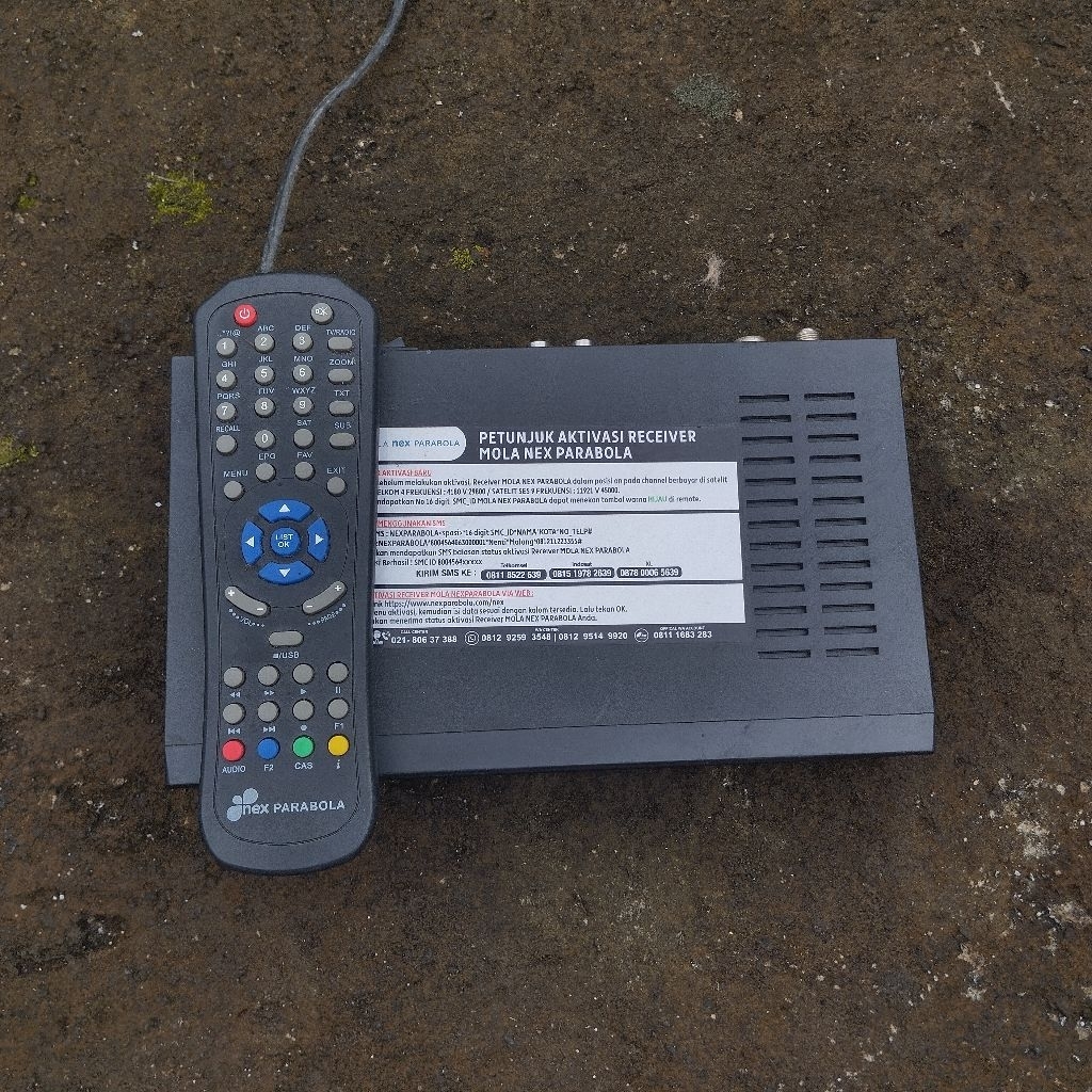 MOLA Nex Parabola Combo Kuning – Receiver DVB-S2 & DVB-T2