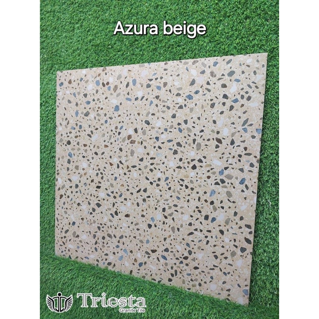 Granit Teras Matte 60x60 motif terazzo Azura beige