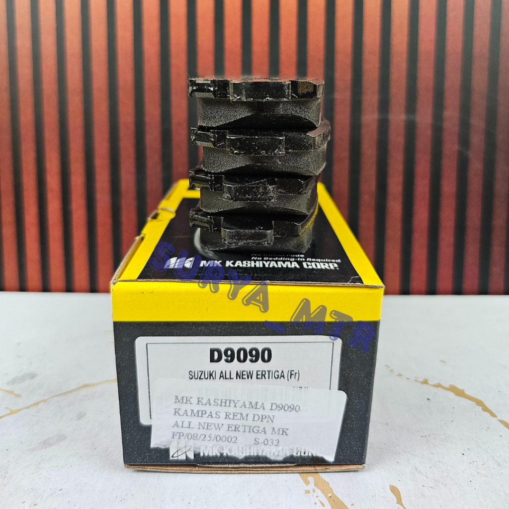 KAMPAS REM DEPAN BRAKE PAD ALL NEW ERTIGA MK KASHIYAMA D9090