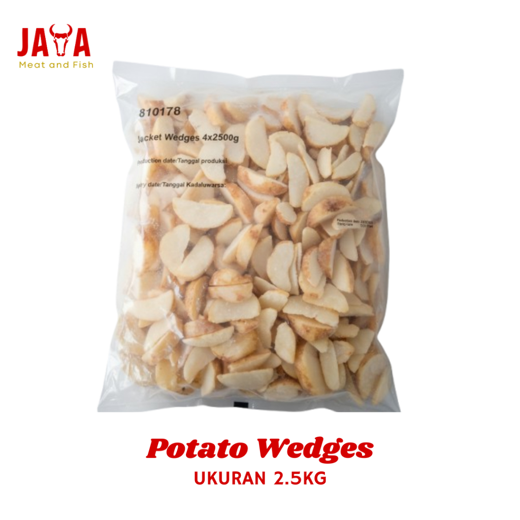 Kentang Wedges | Potato Wedges 2.5Kg