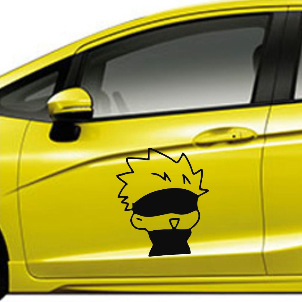 CUTTING STICKER MOBIL GOJO SATORU STIKER PINTU MOBIL GOJO JUJUTSU KAISEN KEREN MURAH BERKUALITAS