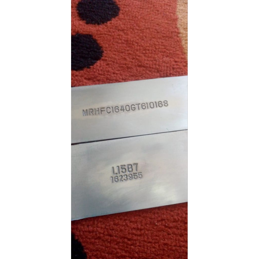 KETOK PERBAIKAN NOMOR RANGKA  DAN NO MESIN