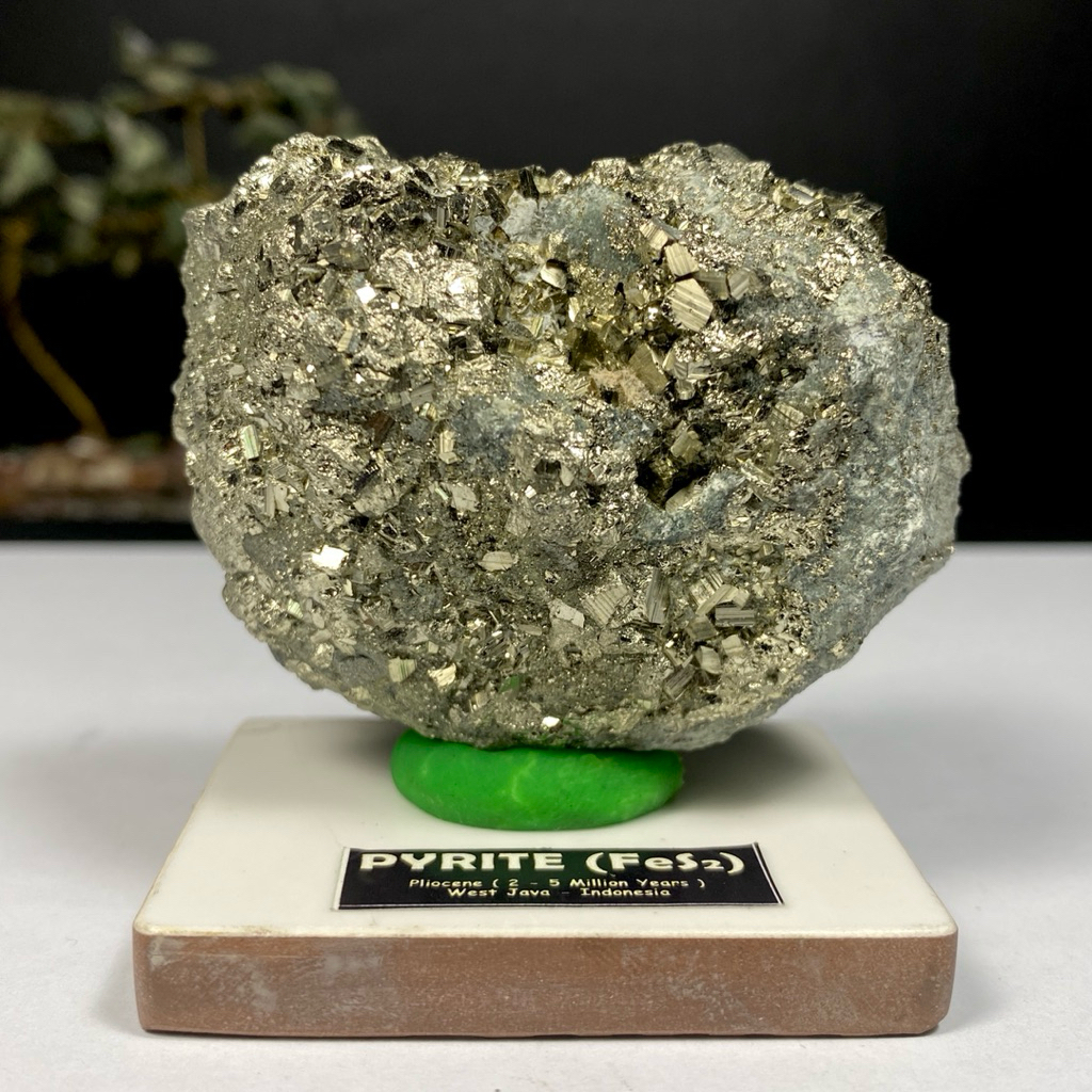 196Gr Natural Mineral Pyrite Chalcopyrite - Bongkahan Pyrite Gems Collection