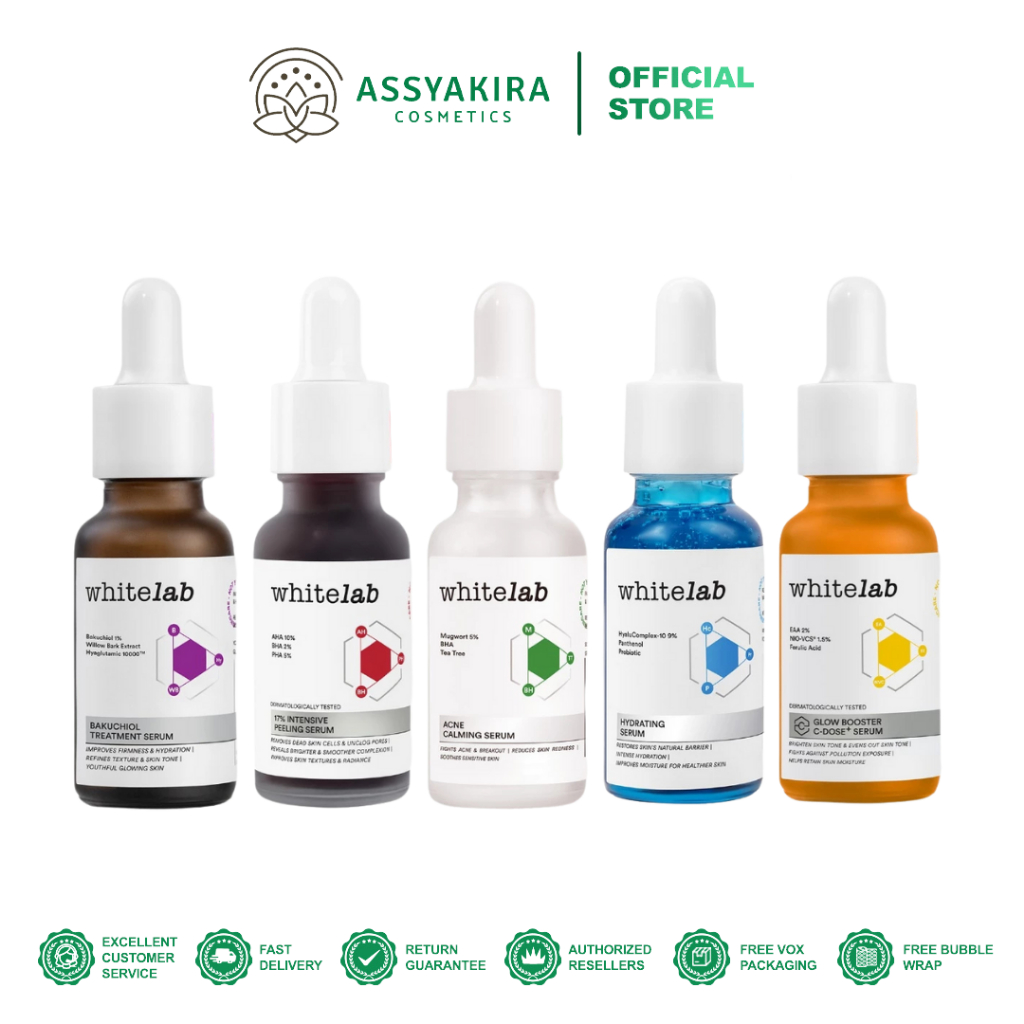 Whitelab Brightening Face Serum 20ml | Whitelab Niacinamide 5% | Whitelab C-Dose+ Brightening Serum 