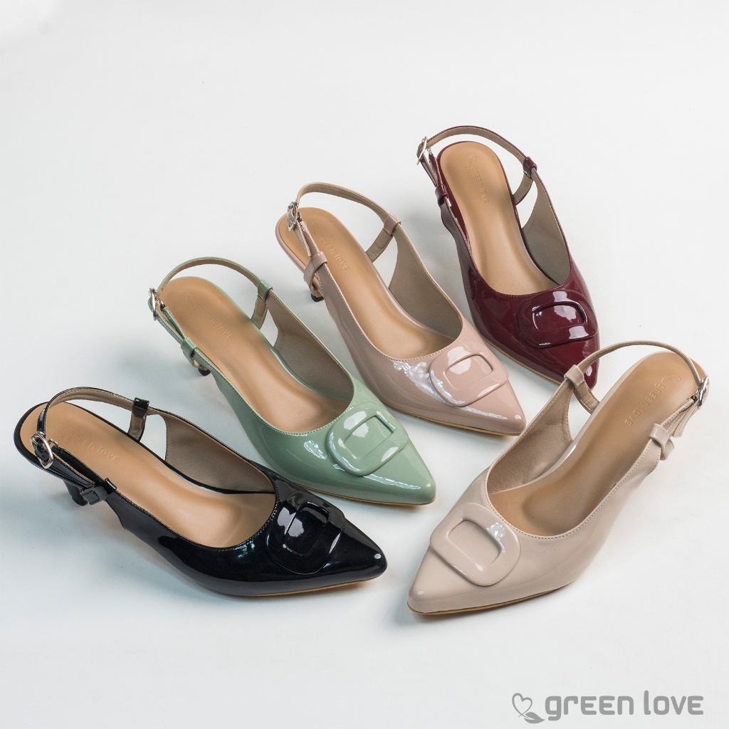 Green Love Sepatu Heels OLIVIA