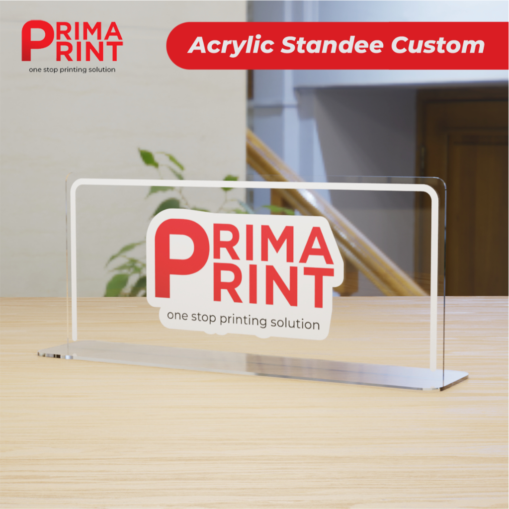 Akrilik Standee Pajangan Custom Akrilik Standee Dekorasi Meja