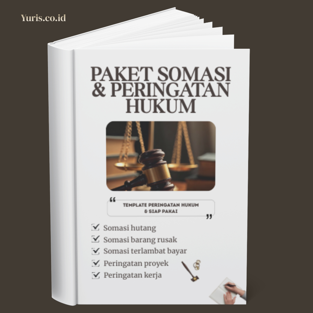Paket Somasi & Surat Peringatan Hukum – Dokumen Digital
