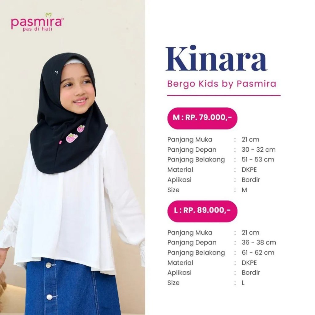 HIJAB PASMIRA KINARA KIDS