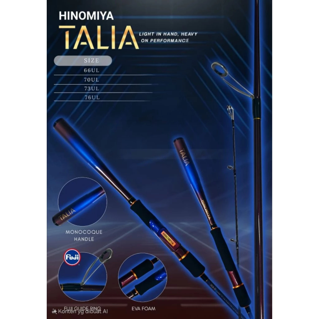 JORAN HINOMIYA TALIA | 195-210 | SPINNING | ULTRALIGHT | CARBON SOLID | FUJI RING | MONOCOQUE