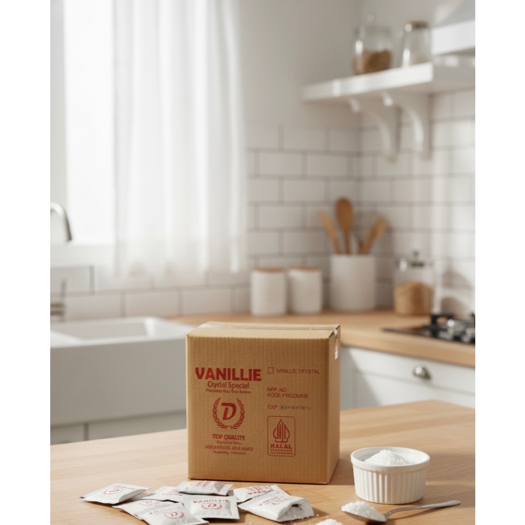Vanillie Crystal Spesial Harum 1 DUS @10KG