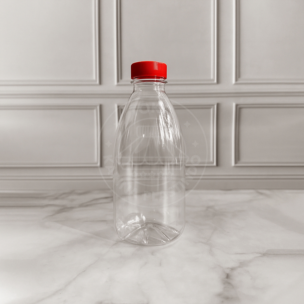 (INSTAN) Botol Cantik Tebal 350ml SN - Botol Plastik PET 350ml Tebal